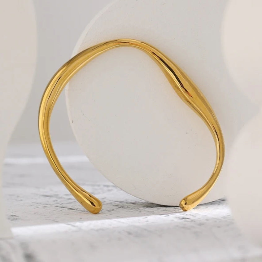 Gold Lava Bangle