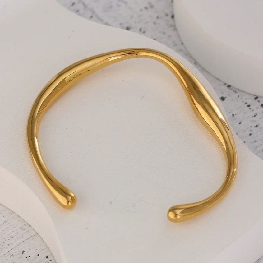 Gold Lava Bangle