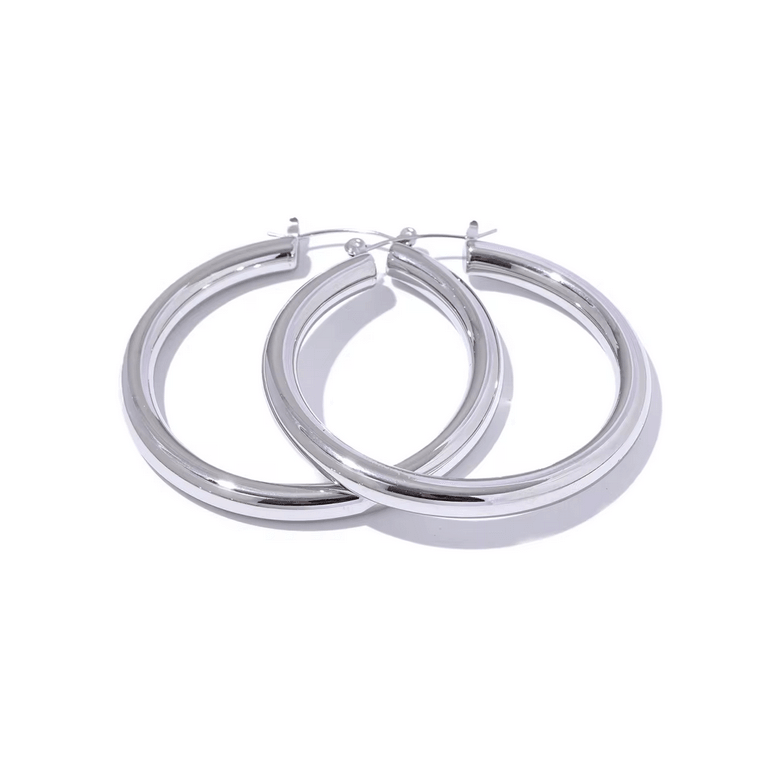 Large & Light Hoop Earrings - Val Royce Jewellery
