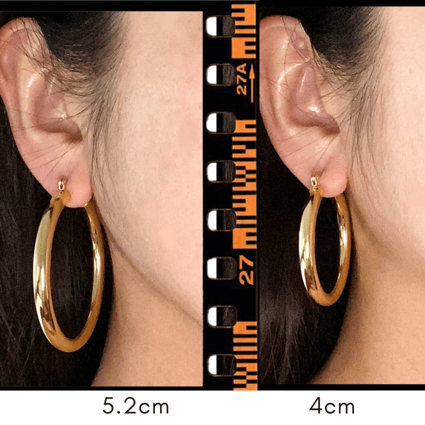 Large & Light Hoop Earrings - Val Royce Jewellery