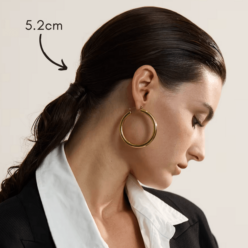 Large & Light Hoop Earrings - Val Royce Jewellery