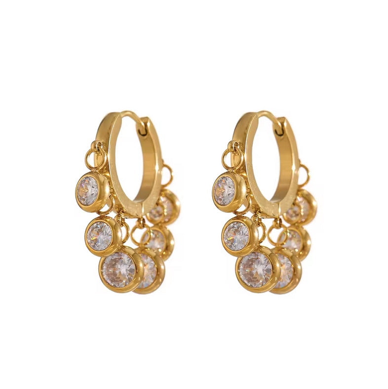 Gem Charm Earrings