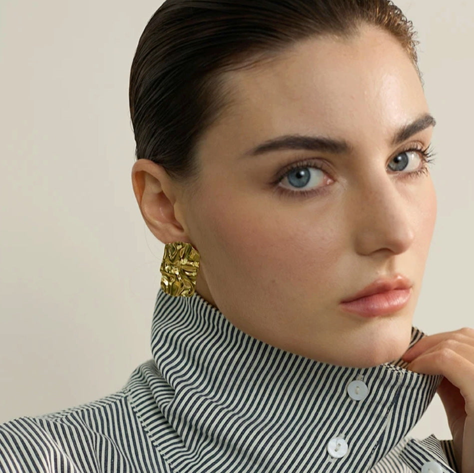 Luxe Ripple Studs