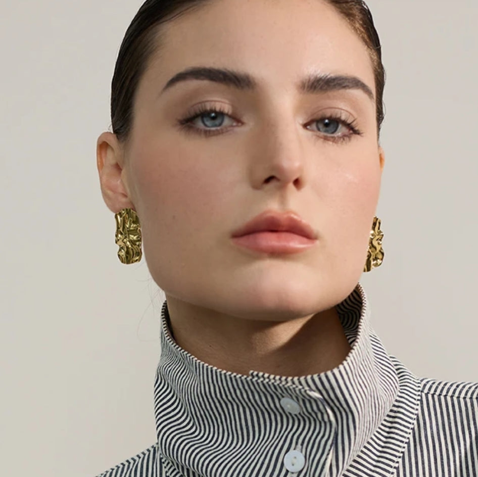 Luxe Ripple Studs