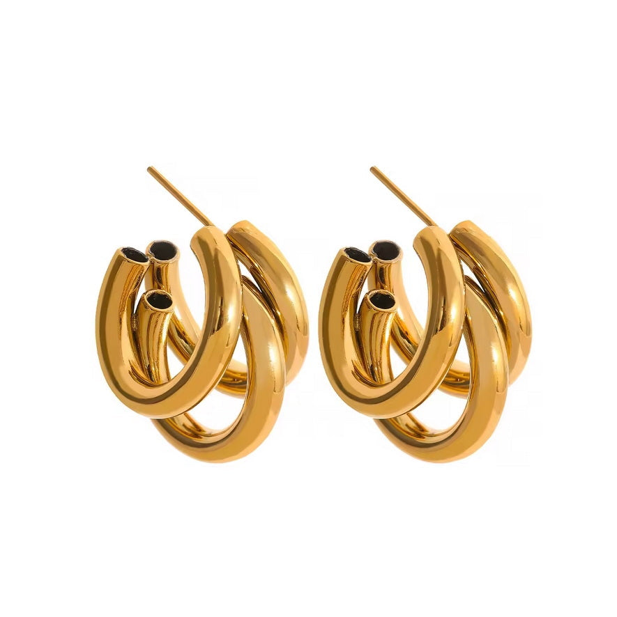 Triple Loop Hoops