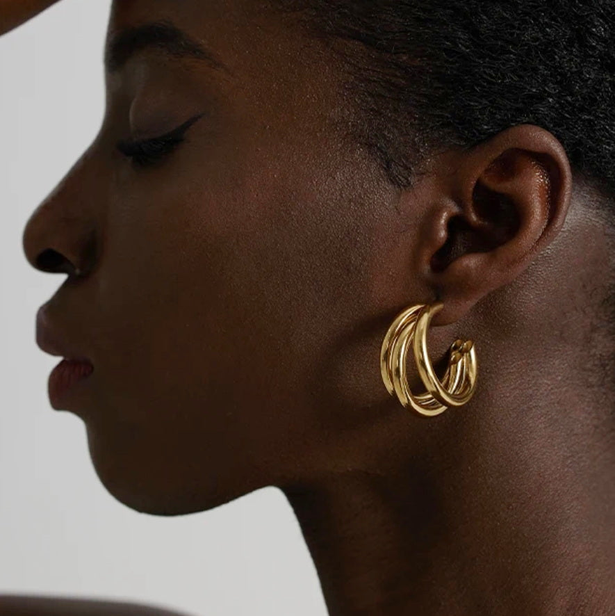 Triple Loop Hoops
