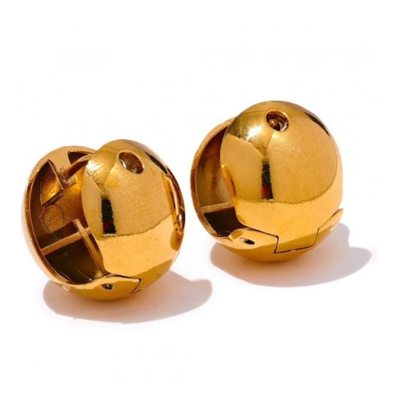 Ball Huggie Earrings - Val Royce Jewellery
