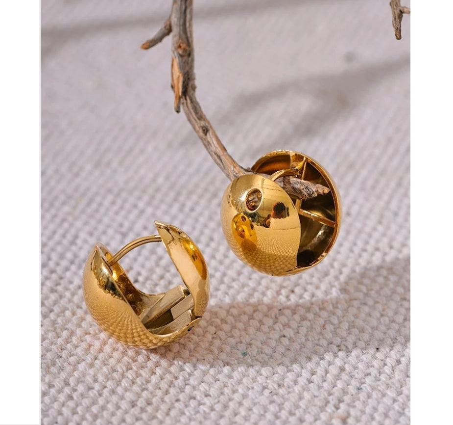 Ball Huggie Earrings - Val Royce Jewellery