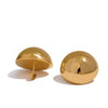 Half Ball Stud Earrings - Val Royce Jewellery