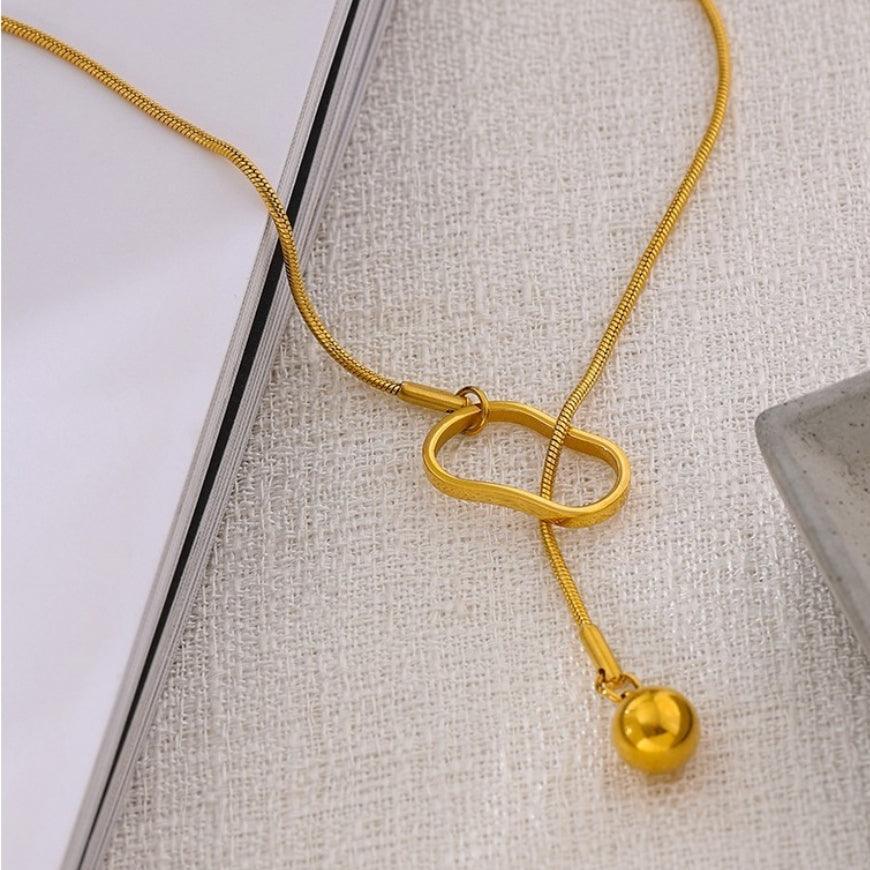 Ball Loop Necklace - Val Royce Jewellery