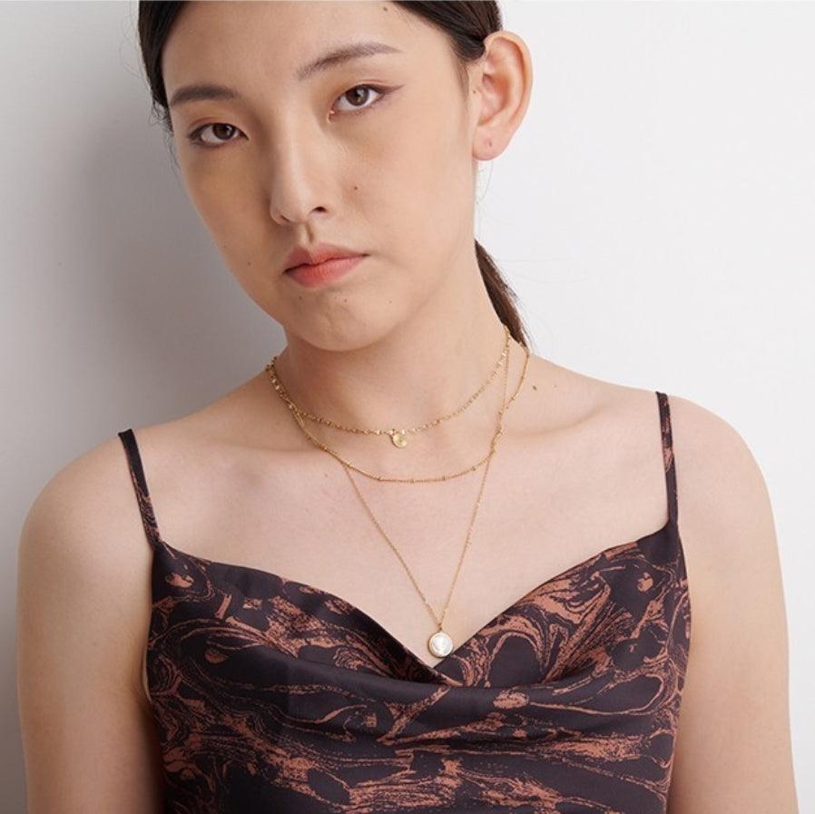 Stack Moonstone Chain Necklace - Val Royce Jewellery