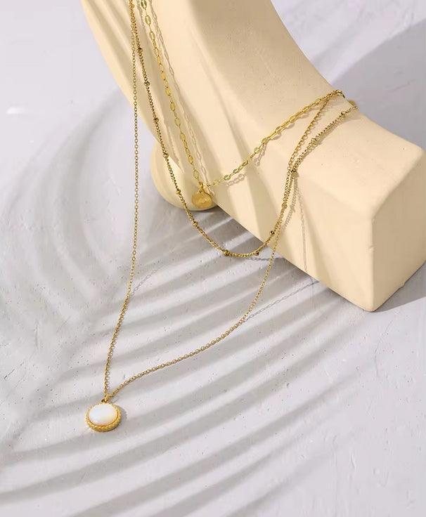 Stack Moonstone Chain Necklace - Val Royce Jewellery