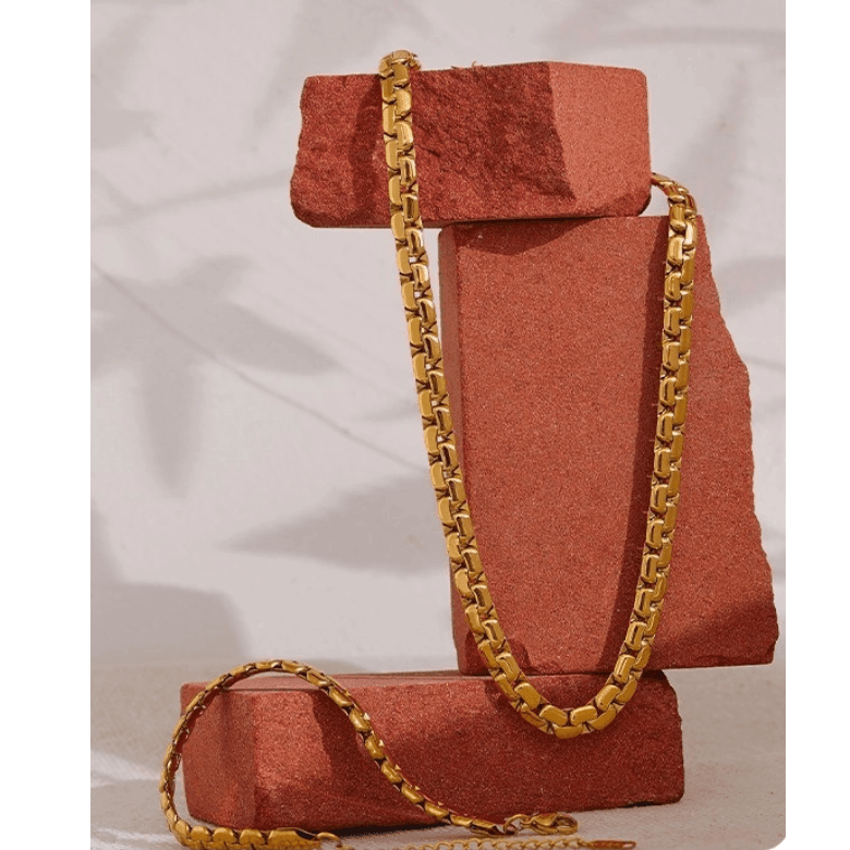 Box Chain Necklace - Val Royce Jewellery