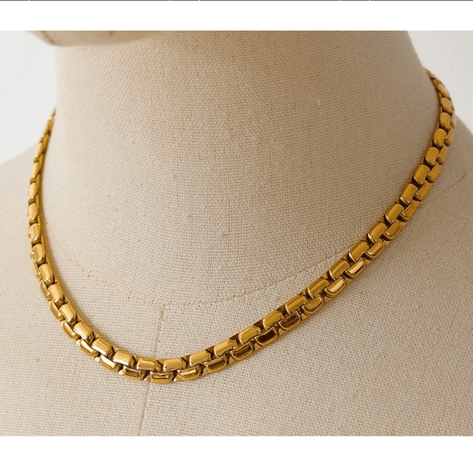 Box Chain Necklace - Val Royce Jewellery
