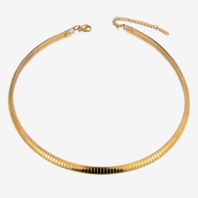 Bar Chain Collar Necklace - Val Royce Jewellery