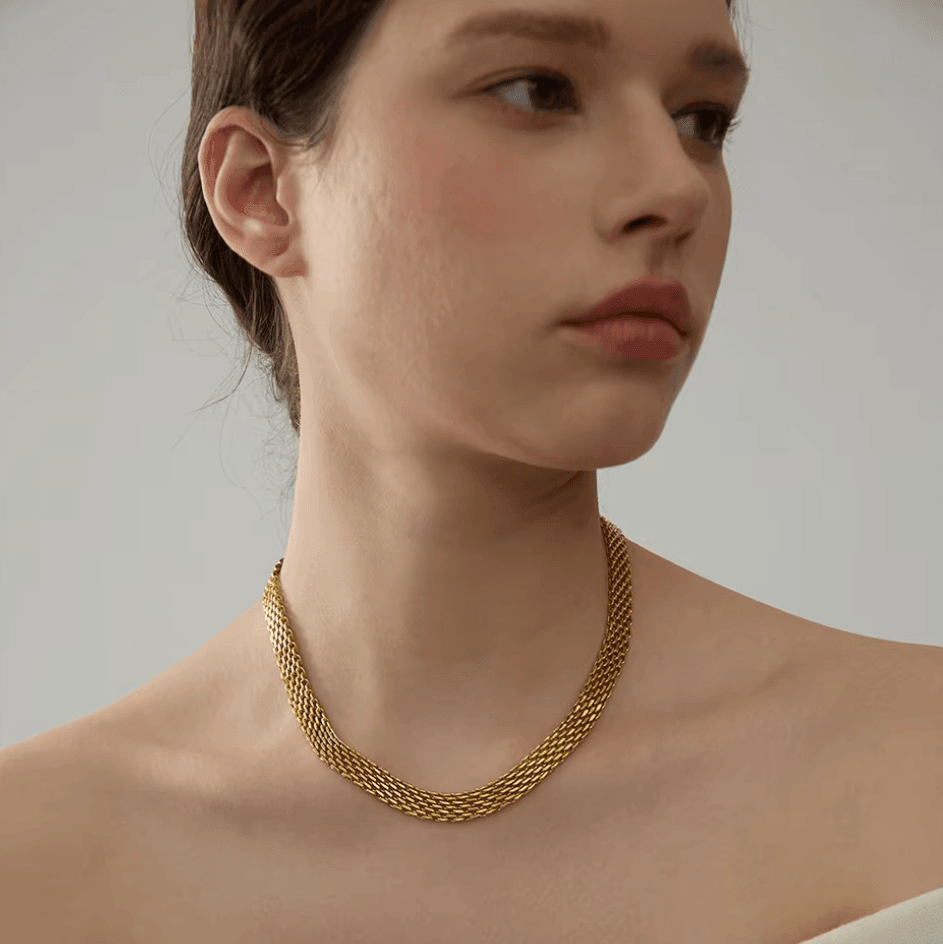 Mesh Chain Necklace - Val Royce Jewellery