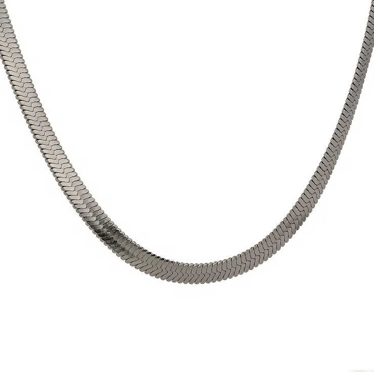 Herringbone Chain Necklace - Val Royce Jewellery