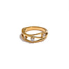 Wave Triple Band Ring - Val Royce Jewellery