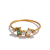 Emerald Cut Stone Stack Ring - Val Royce Jewellery