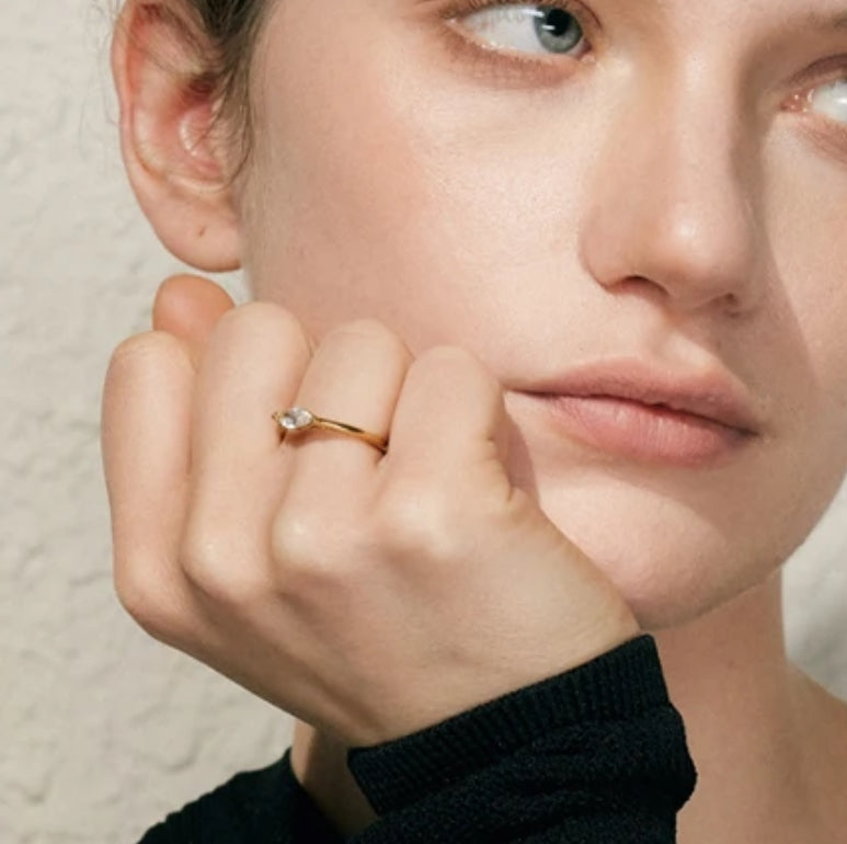 Marquise Solitaire Ring