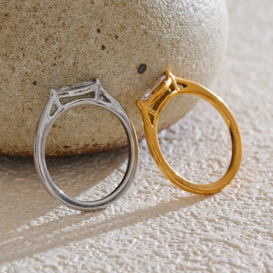 Marquise Solitaire Ring
