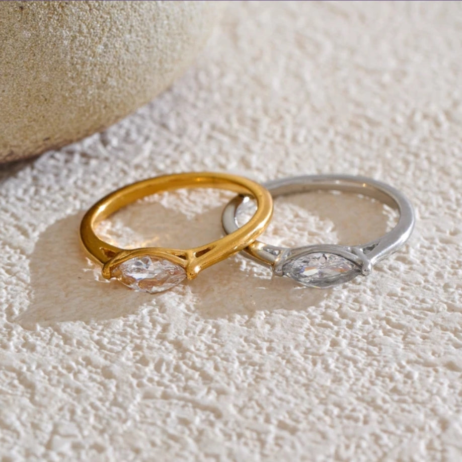 Marquise Solitaire Ring