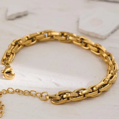 Polished Link Chain Bracelet