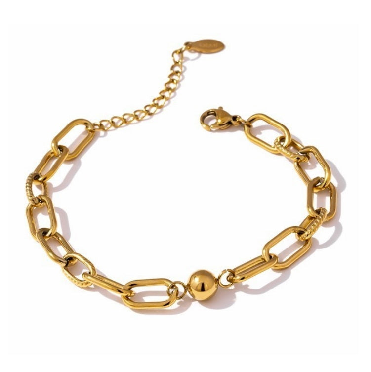 Bead Chain Link Bracelet