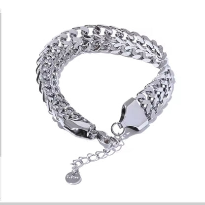 Double Row Chain Bracelet