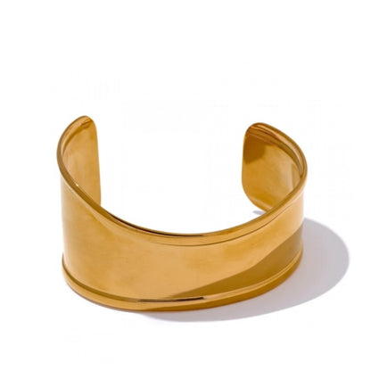 Tapered Wide Band Bangle