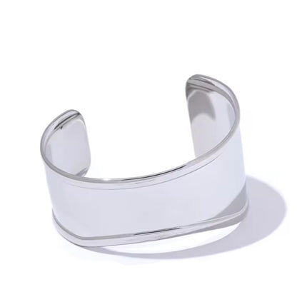 Tapered Wide Band Bangle