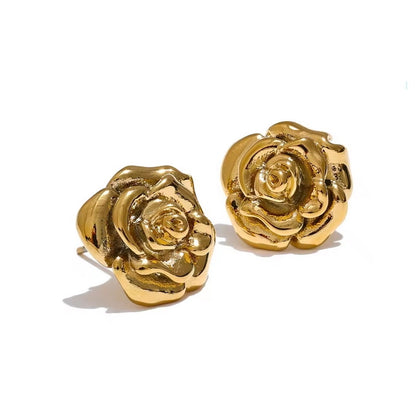 Rose Stud Earrings