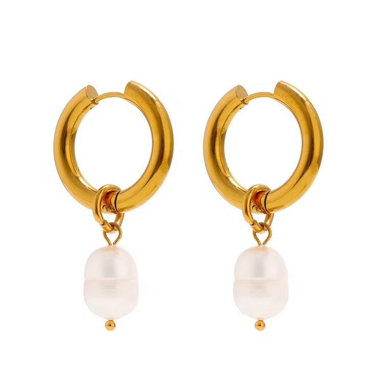 Freshwater Pearl Drop Earrings