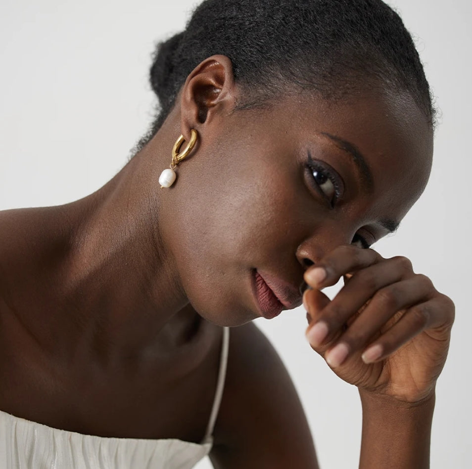 Freshwater Pearl Drop Earrings