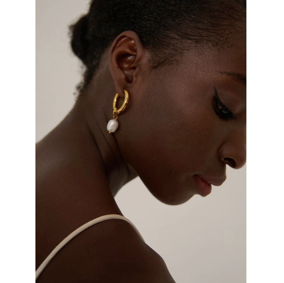 Freshwater Pearl Drop Earrings