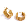 Beads Hoops Earrings - Val Royce Jewellery