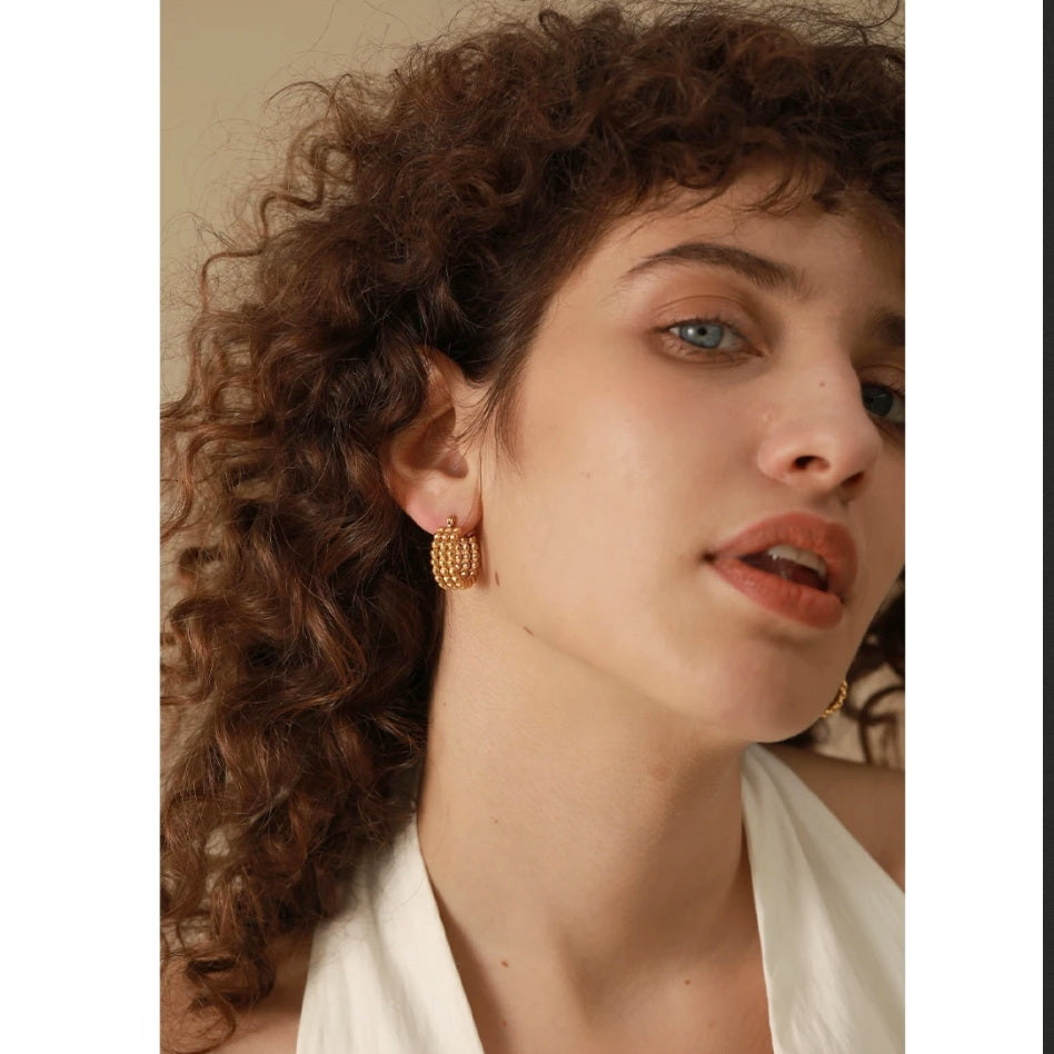 Beads Hoops Earrings