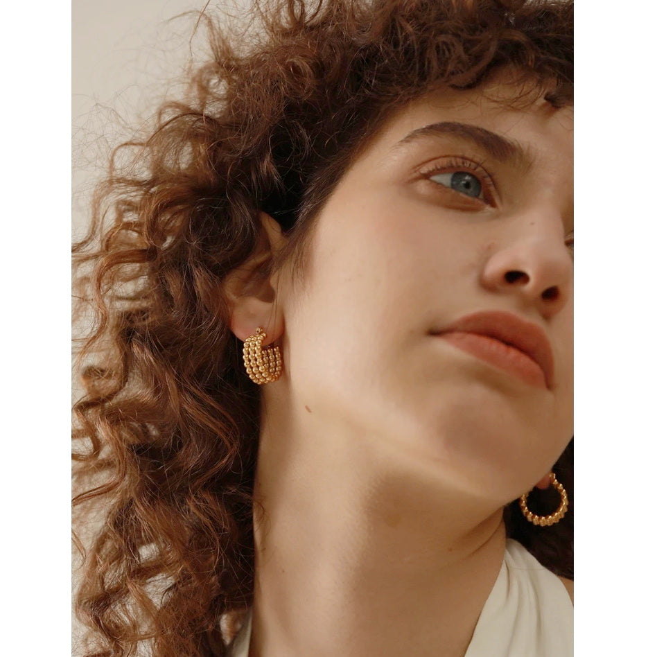 Beads Hoops Earrings