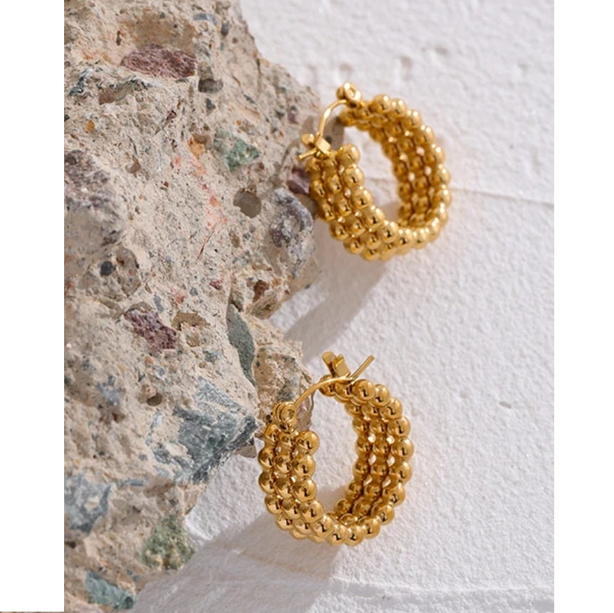 Beads Hoops Earrings