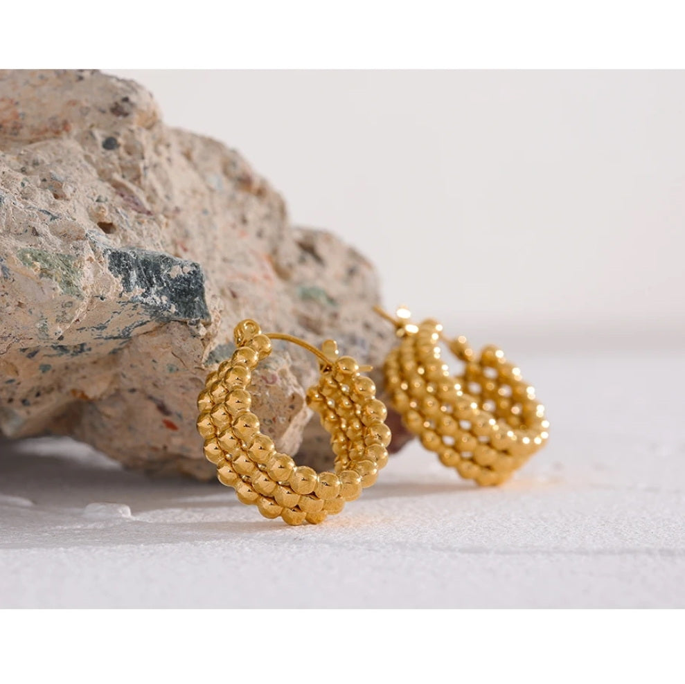 Beads Hoops Earrings