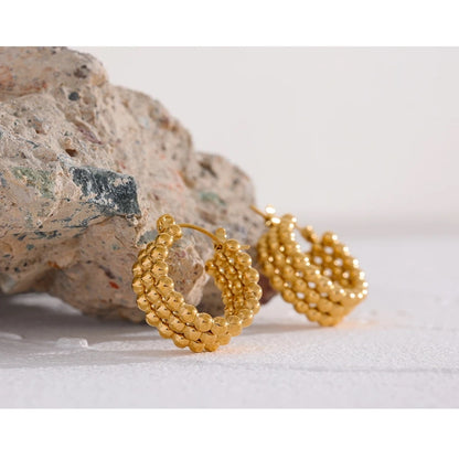 Beads Hoops Earrings