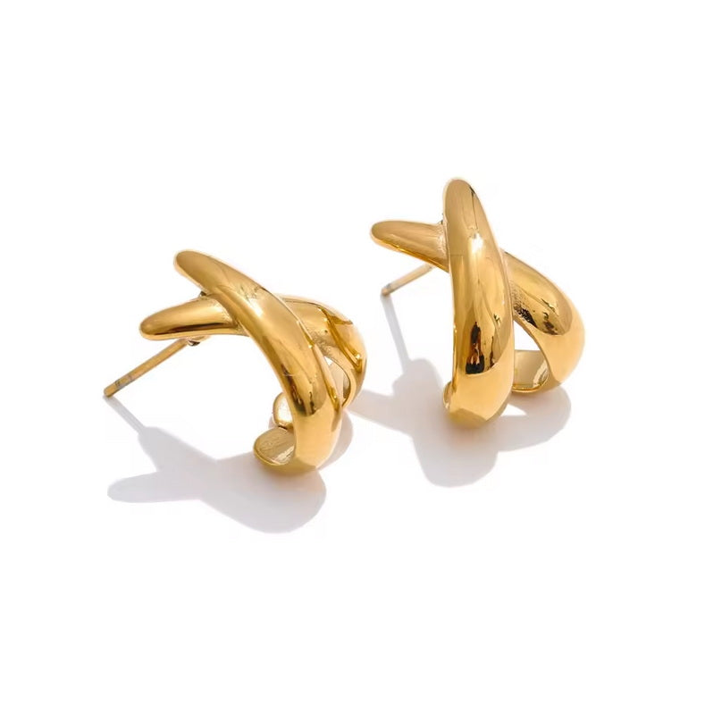 Lock Stud Earrings