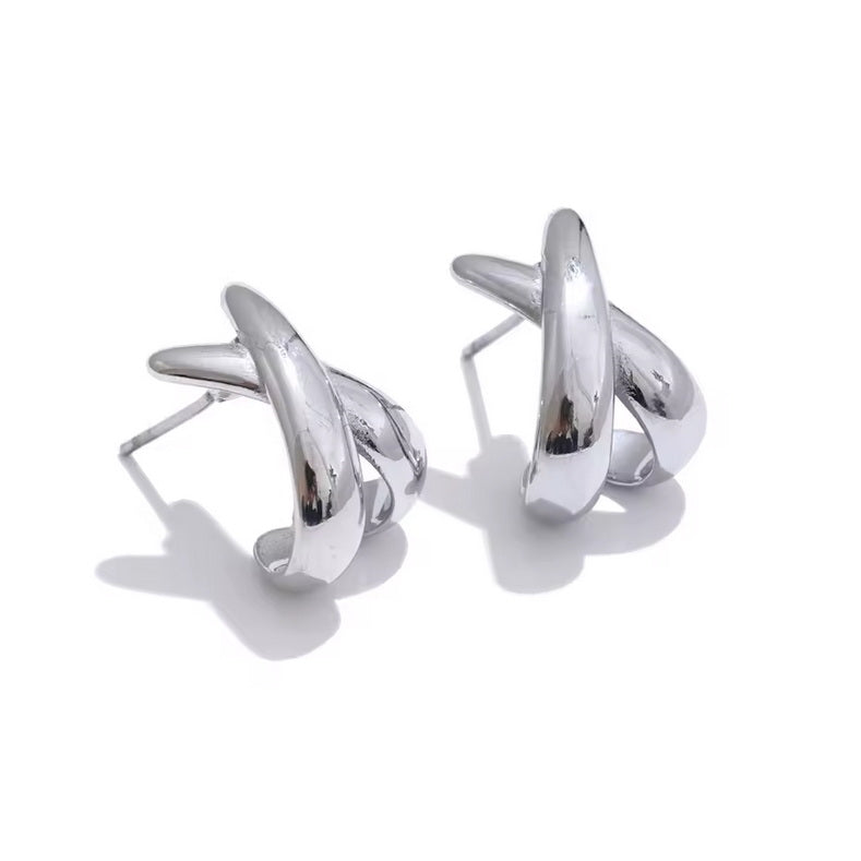Lock Stud Earrings