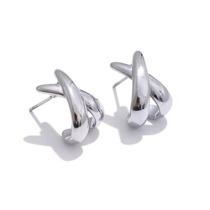 Lock Stud Earrings
