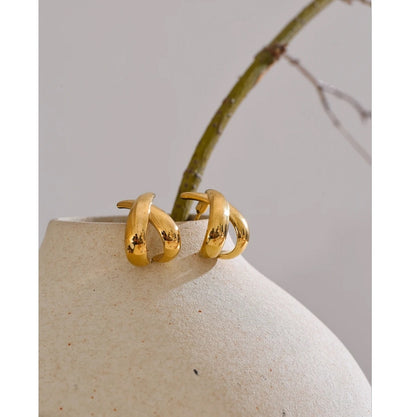 Lock Stud Earrings