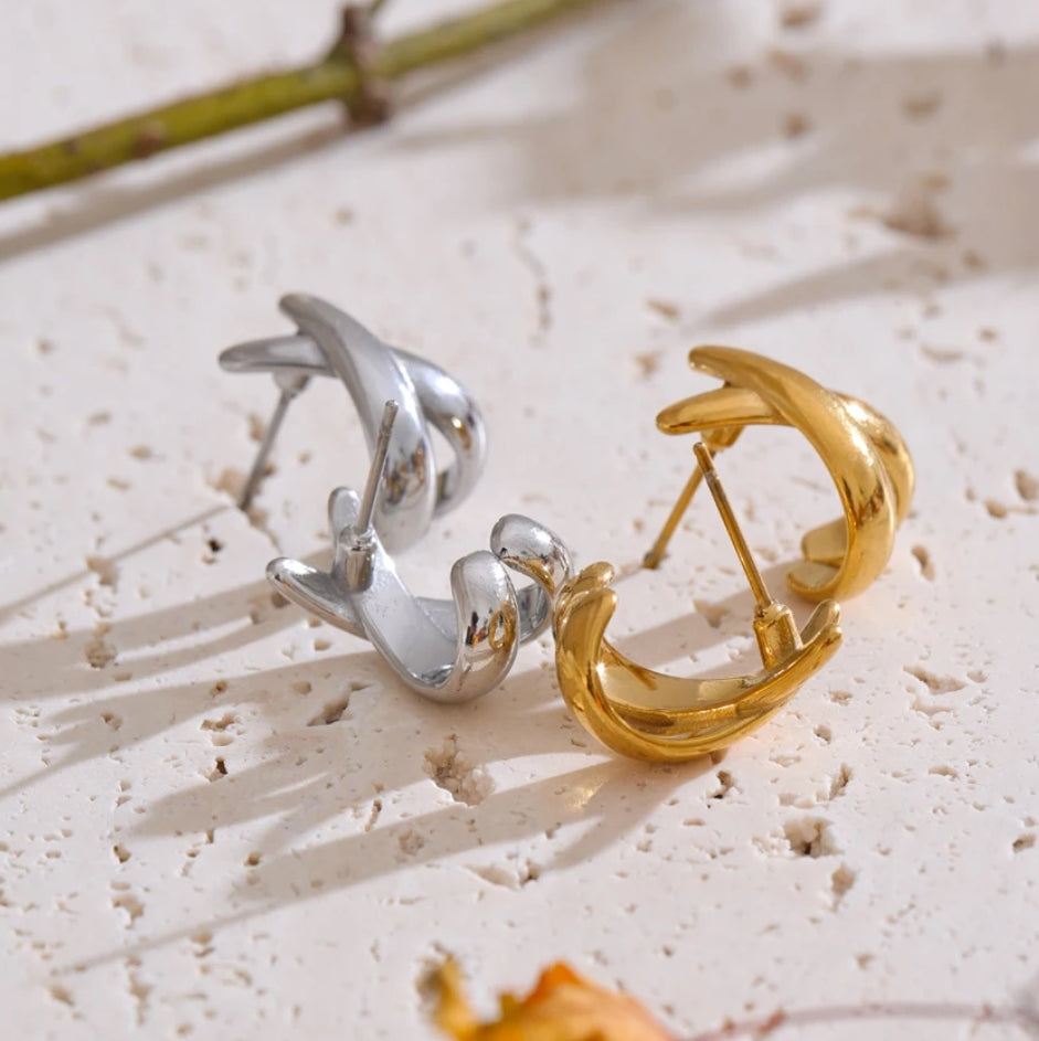 Lock Stud Earrings