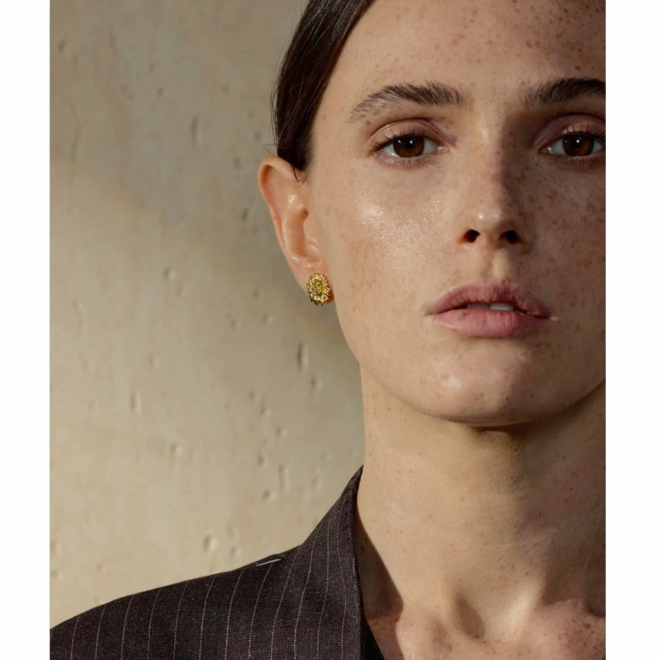 Sunflower Stud Earrings