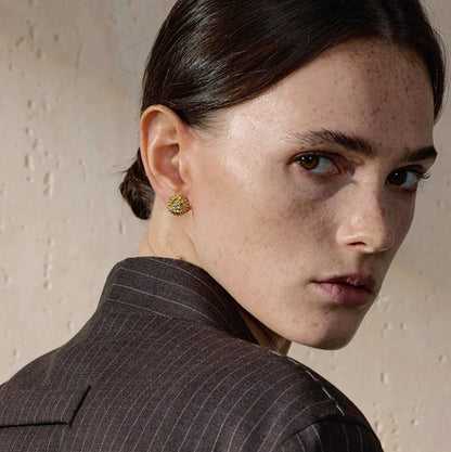 Sunflower Stud Earrings