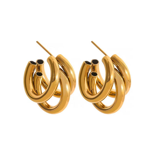 Triple Loop Hoops