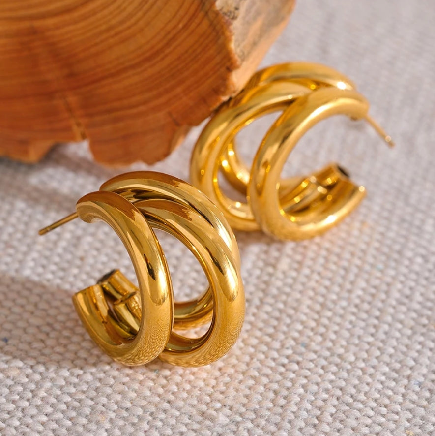 Triple Loop Hoops
